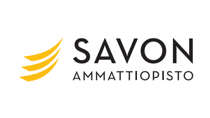 keltaisia viuhkoja, tekstiä, savon ammattiopiston logo